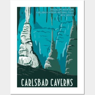 WPA Poster of Carlsbad Caverns National Park Posters and Art